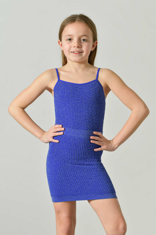 Girls' Lurex Knitted Skirt