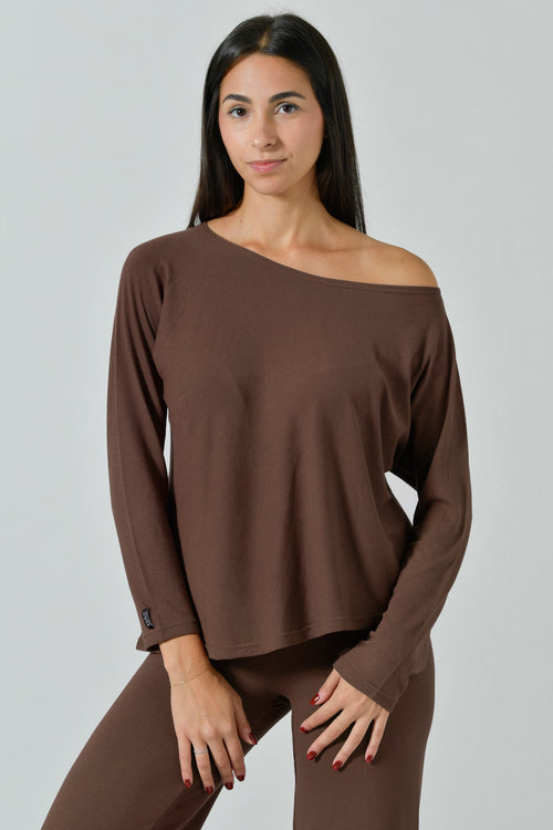 Maglia Oversize Barchetta Donna Bamboo
