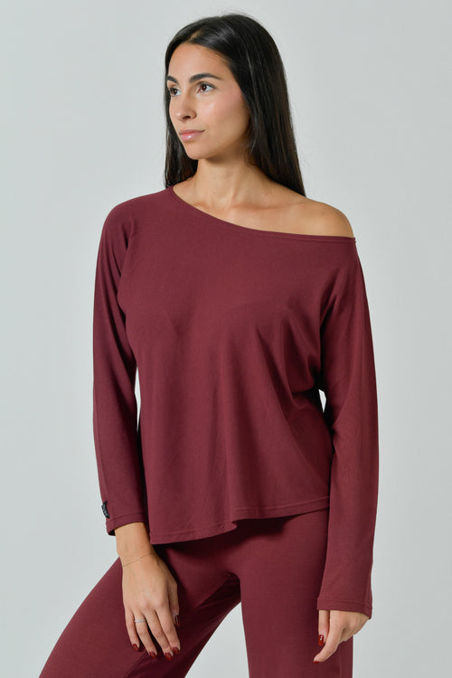 Women's Oversized Boatneck Bamboo Sweater
