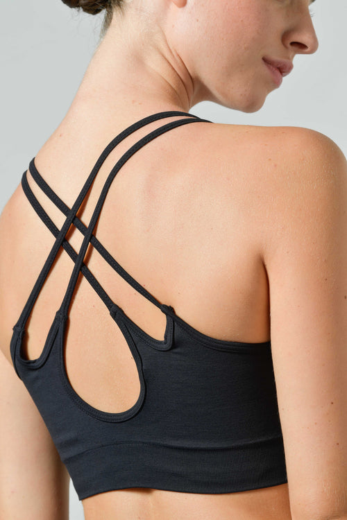 Cross-back Sports Bra, Sculpt Collection