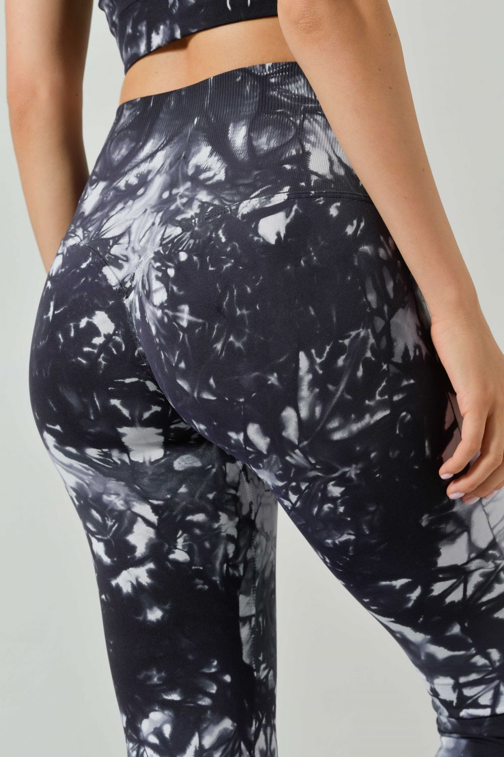 Leggings Sculpt a Vita Alta Effetto Push Up Tie Dye Aura