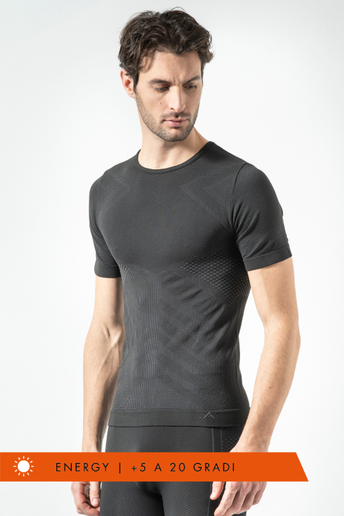 Men's Sports T-Shirt: Breathable, Energy Thermoregulating