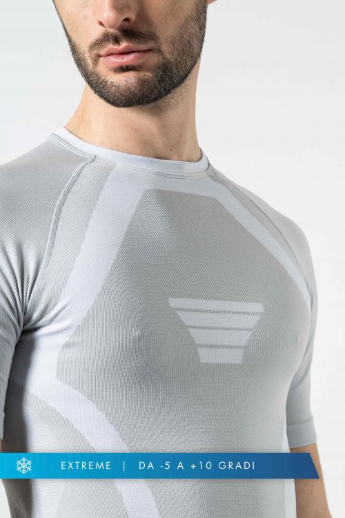 Maglia Termica Uomo Manica Corta Extreme, traspirante e termoregolante