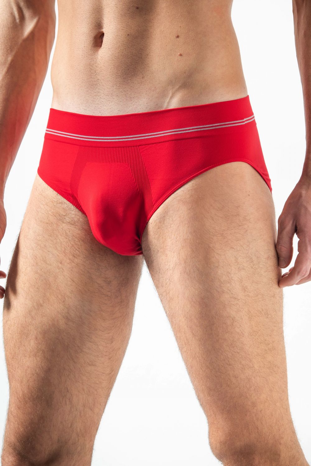 Slip Uomo Calvin Klein Rosso in Microfibra