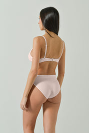 Reggiseno a triangolo cipria in microfibra elasticizzata, linea Second Skin