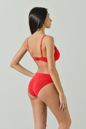 Reggiseno a triangolo rosso in microfibra elasticizzata, linea Second Skin