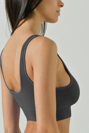 Bralette A Costina Con Coppe E Dettagli In Pizzo