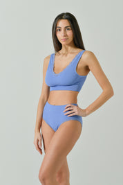 Bralette A Costina Con Coppe E Dettagli In Pizzo