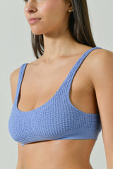 Top Bikini Onda in Trama Lavorata