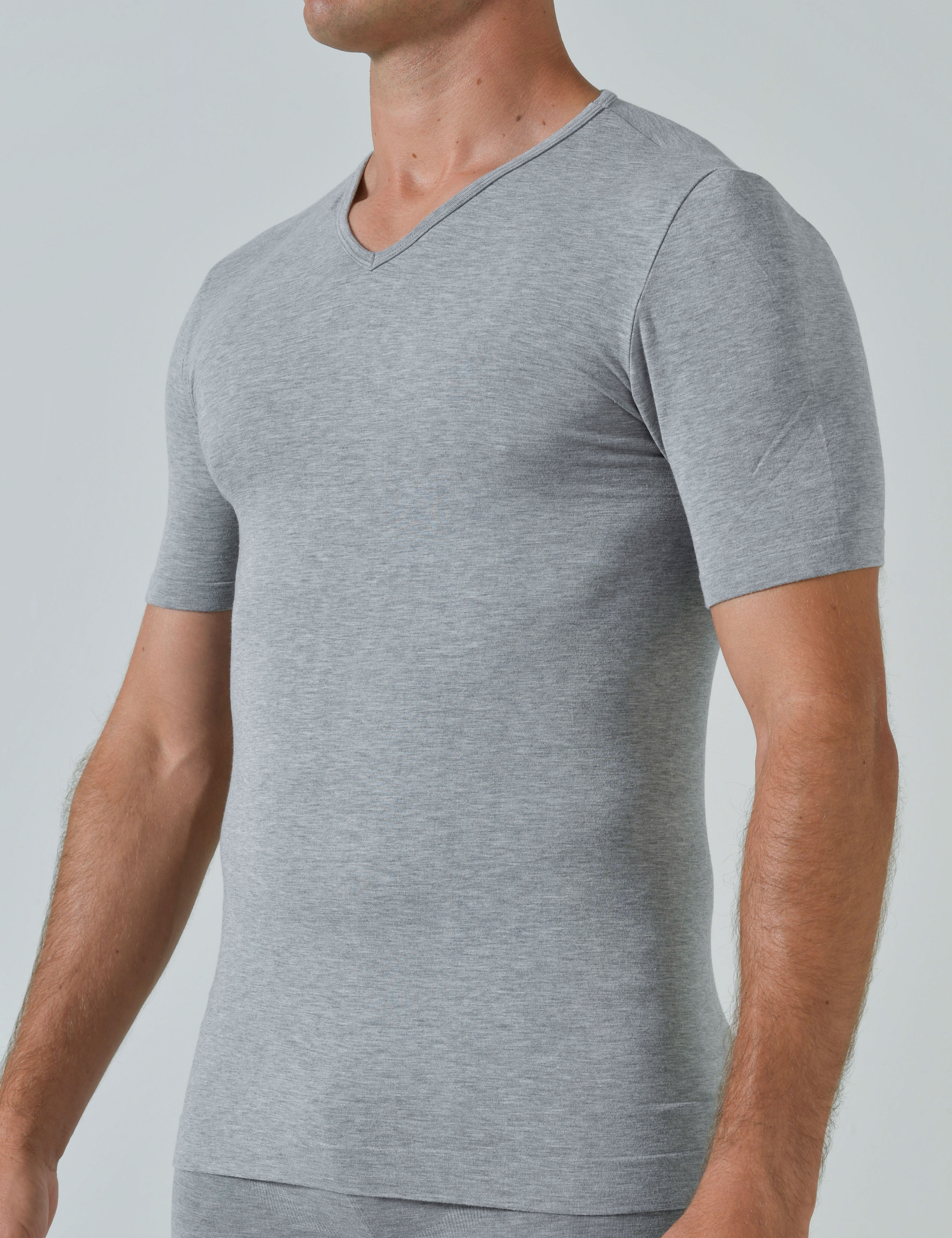 Maglia Scollo V Uomo Soft Touch Bamboo