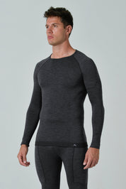 Maglia Termica Uomo a Manica Lunga in Lana Merino