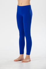 Leggings Lunghi da Bambina in Morbida Microfibra Senza Cuciture, Colori Fluo
