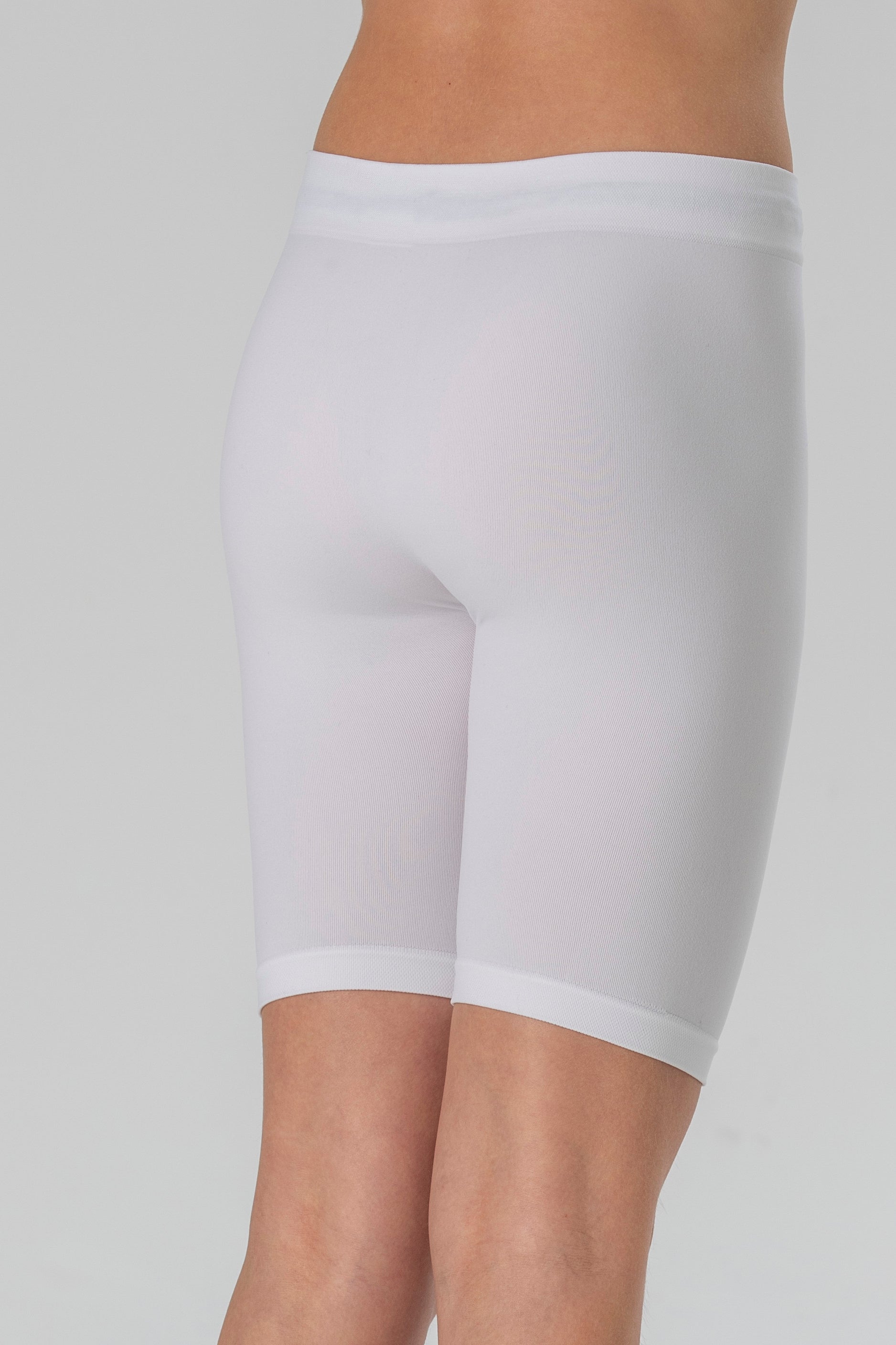 Girls' Soft Microfiber Seamless Shorts, Fluorescent Colors