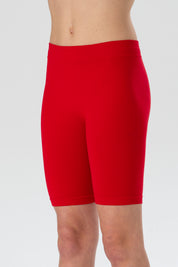 Girls' Soft Microfiber Seamless Shorts, Fluorescent Colors
