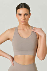 Balance sports top with support and comfort for yoga and pilates