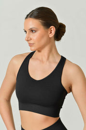 Balance sports top with support and comfort for yoga and pilates