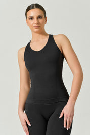 Balance Vest with V-neck and racerback for yoga and pilates