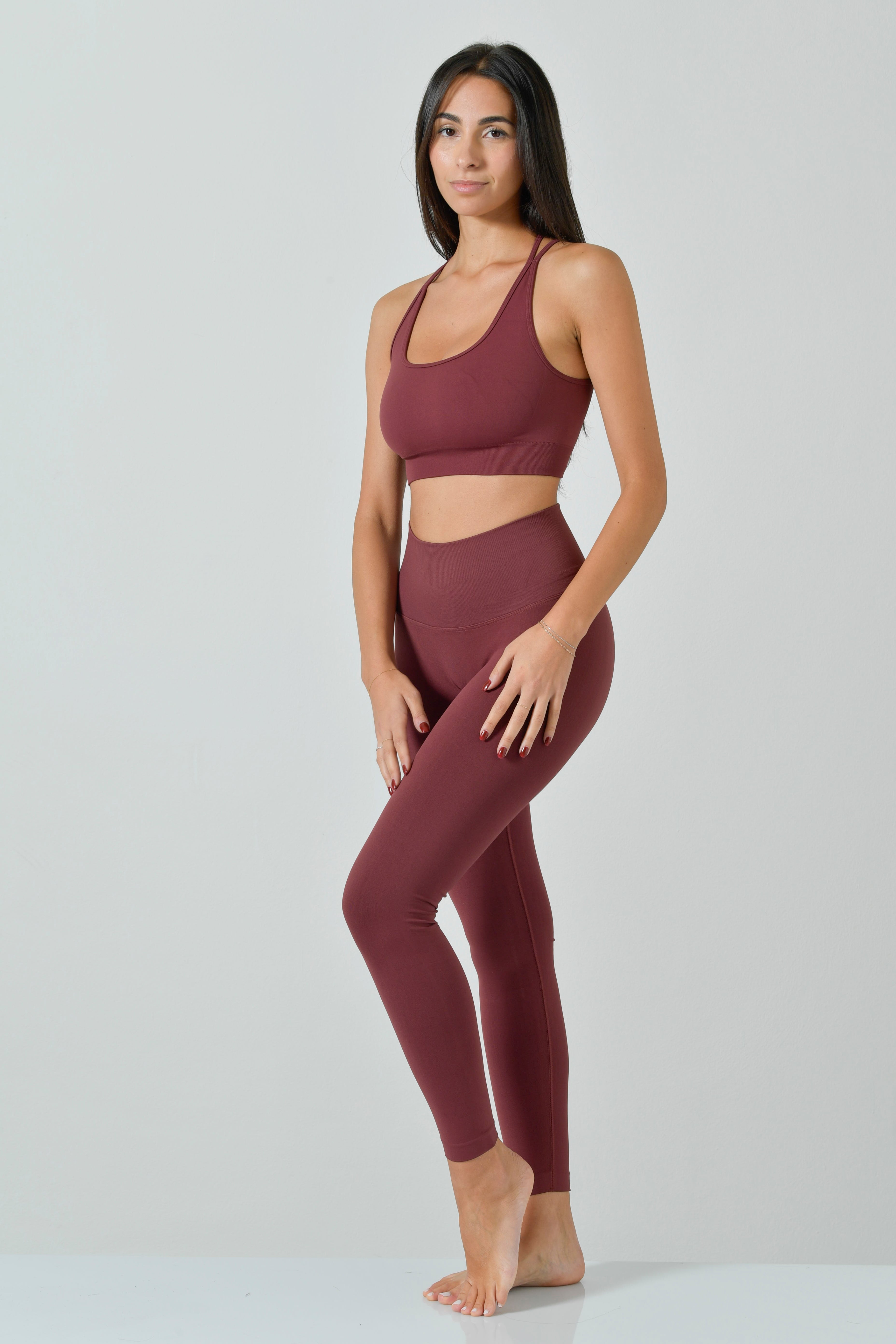 Reggiseno Sportivo Spallini Incrociati, Linea Sculpt