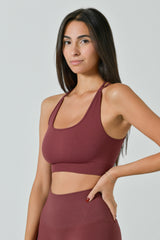 Reggiseno Sportivo Spallini Incrociati, Linea Sculpt