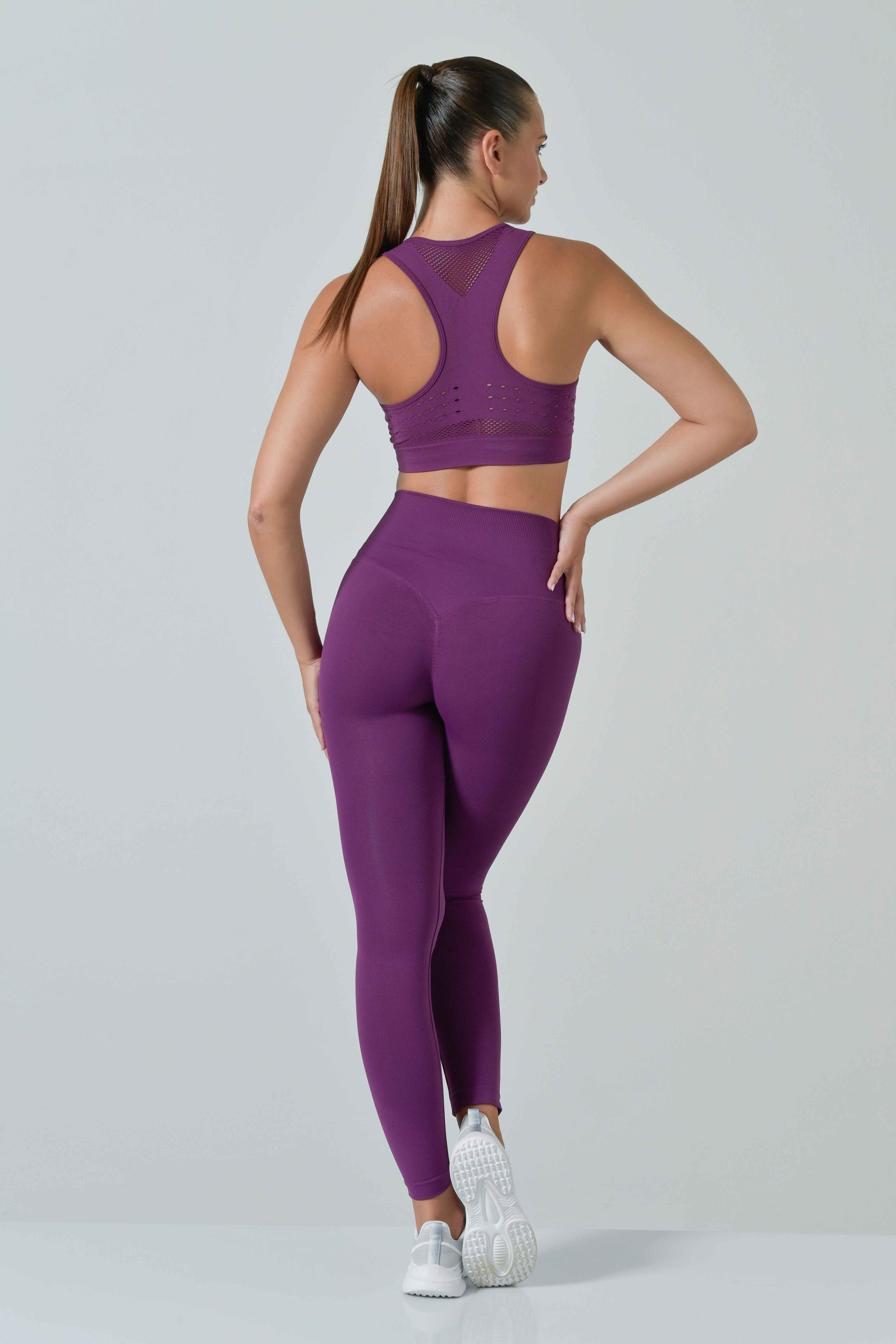 Sports Bra with Perforated Details, Sculpt Line