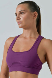 Sports Bra with Perforated Details, Sculpt Line