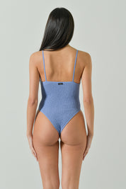 Stella Lurex One-Piece Swimsuit with Woven Texture, Limited Edition