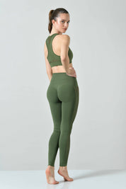 Leggings Sportivi Push Up Vita Alta con Dettagli Traforati, Linea Sculpt