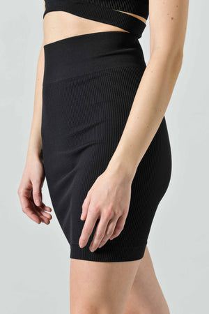 Gonna Tubino Donna in Microfibra a Coste, Linea Sara