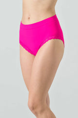 Slip Vita Alta Donna in Microfibra Elasticizzata con Pizzo Letizia
