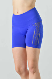 Short Sculpt Traforato Seamless Vita Alta, effetto Push Up sui glutei