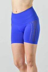 Short Sculpt Traforato Seamless Vita Alta, effetto Push Up sui glutei