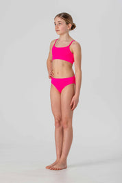 Costume Due Pezzi Bambina Ariel Realizzato in Trama Lavorata