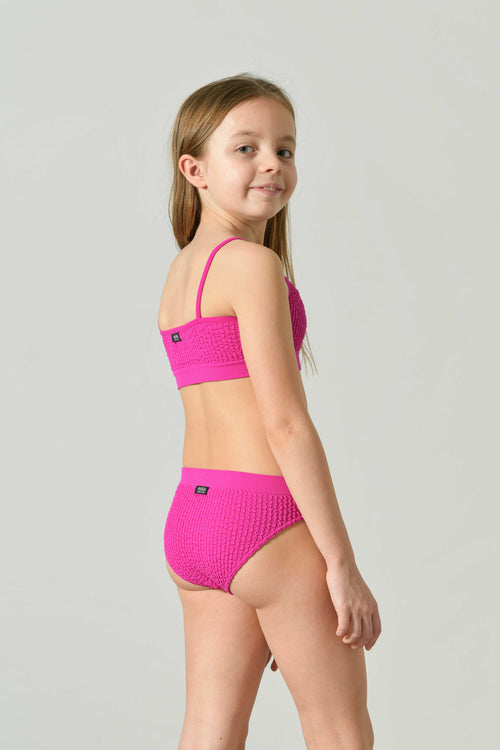 Costume Due Pezzi Bambina Ariel Realizzato in Trama Lavorata