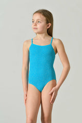Girls' Seamless Lurex Star One-Piece Swimsuit