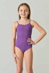 Costume Intero Stella Lurex da Bimba Senza Cuciture