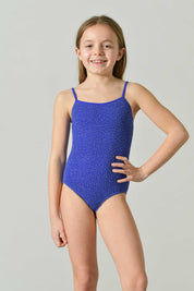 Girls' Seamless Lurex Star One-Piece Swimsuit