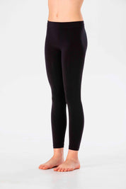 Girl's Long Leggings in Soft Seamless Microfiber, Fluorescent Colors