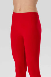 Girl's Long Leggings in Soft Seamless Microfiber, Fluorescent Colors