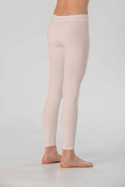 Girl's Long Leggings in Soft Seamless Microfiber, Fluorescent Colors
