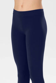 Girl's Long Leggings in Soft Seamless Microfiber, Fluorescent Colors