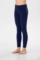 Leggings Lunghi da Bambina in Morbida Microfibra Senza Cuciture, Colori Fluo