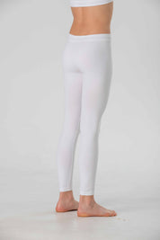 Girl's Long Leggings in Soft Seamless Microfiber, Fluorescent Colors