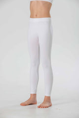 Leggings Lunghi da Bambina in Morbida Microfibra Senza Cuciture, Colori Fluo