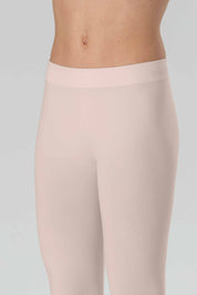 Girl's Long Leggings in Soft Seamless Microfiber, Fluorescent Colors