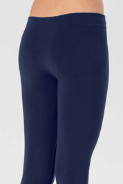 Leggings Medi da Bambina in Morbida Microfibra Senza Cuciture, Colori Fluo