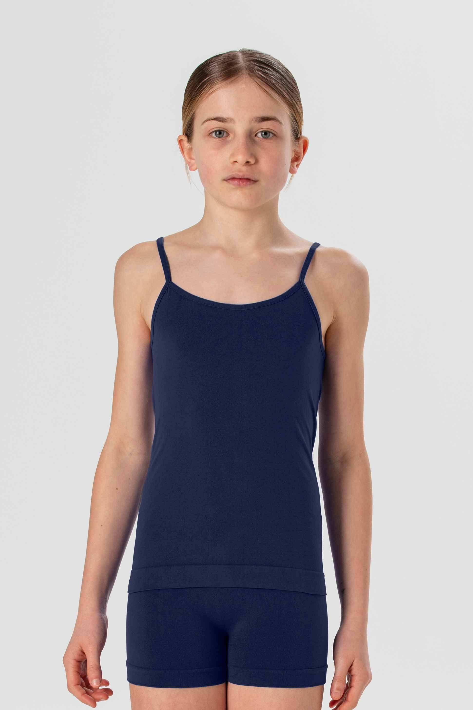 Girls' Seamless Soft Microfiber Camisole, Fluorescent Colors