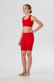 Girls' Olympic Top in Soft, Seamless Microfiber, Fluorescent Colors