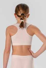 Girls' Olympic Top in Soft, Seamless Microfiber, Fluorescent Colors