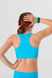 Girls' Olympic Top in Soft, Seamless Microfiber, Fluorescent Colors