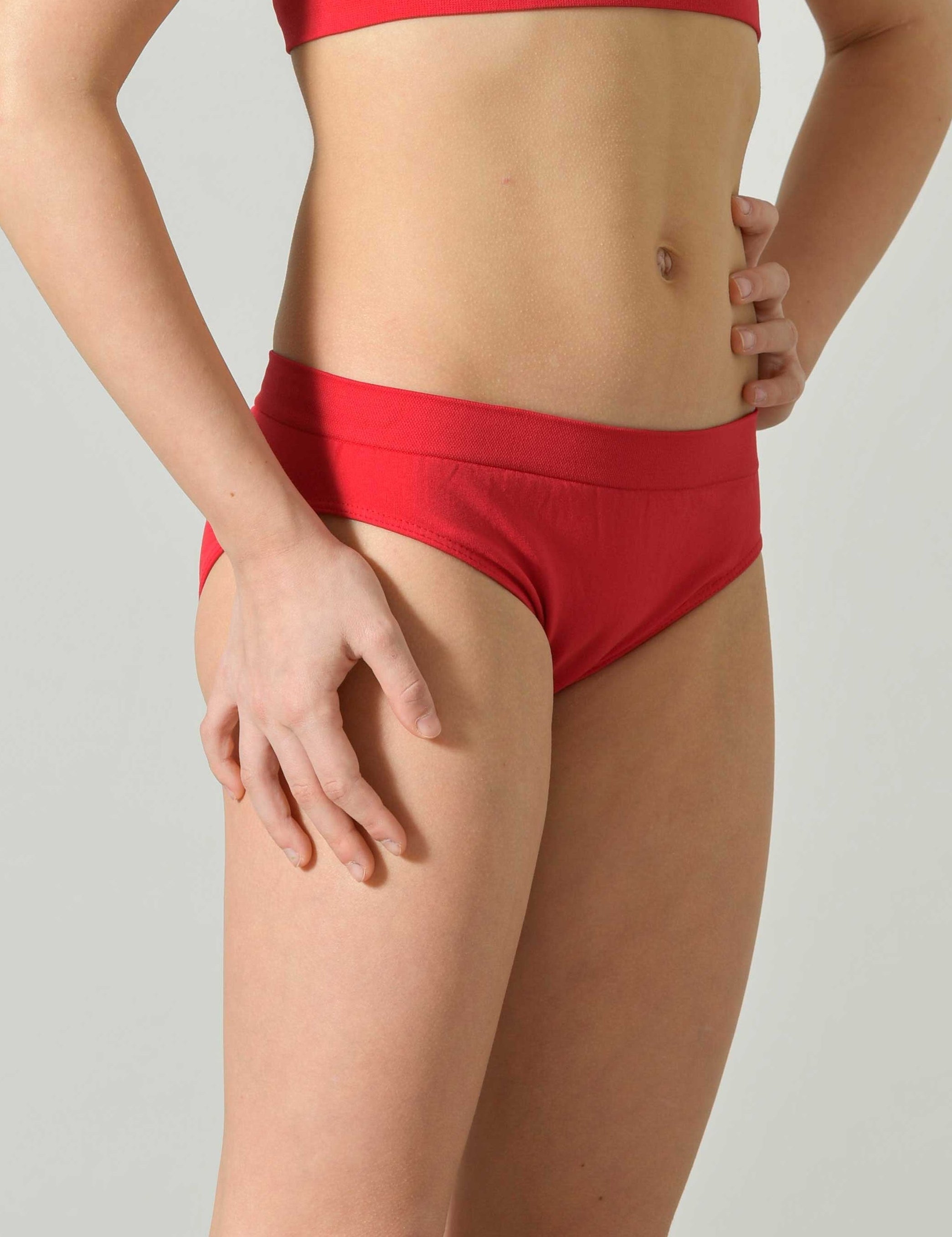 Slip Bimba in Microfibra Senza Cuciture, Colori Fluo